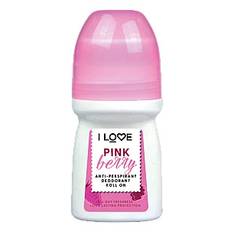 I Love Pink Berry Anti Perspirant Deodorant Roll On 50ml