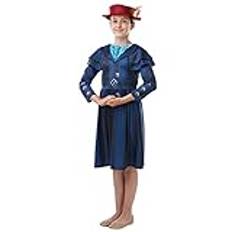 Rubie's Officiell Disney Mary Poppins Return filmkostym, barnboksvecka, för flickor, storlek 9–10 år