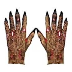 "ZOMBIE GLOVES" in latex - (One Size Fits Most Adult)