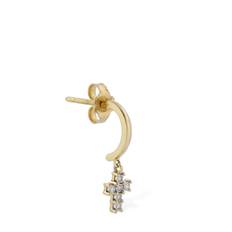 Rugiada 18kt Gold & Diamond Mono Earring