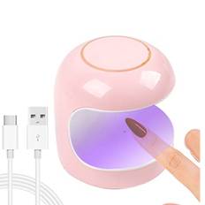 Mini LED-nagellampa, 18W UV-lampa för gelnagellack, härdningslampa Quick Nail D
