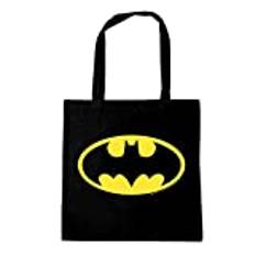 Logoshirt® - DC Comics - Batman - Logo - Shoppingväska Eco - Återanvändbar Shoppingväska - Original Licensierad Design