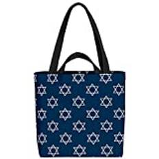 VOID Davidstern religion Israel väska 33 x 33 x 14 cm, 15 l shoppingkasse shoppingväska väska