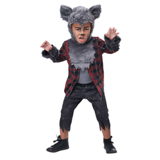 Kids Werewolf Pup Costume - Age 3-4