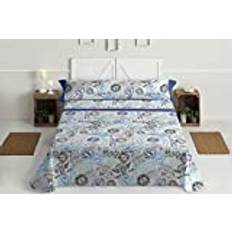 Style Lois sängkläder, av polybomull, blå, king, 200 x 105 x 3 cm