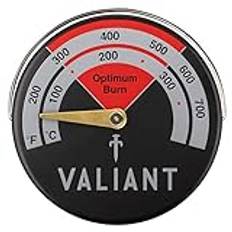 Valiant magnetisk vedbrännare & spis termometer-röd, 63 mm