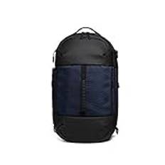HCHGJKN Vandringsryggsäckar Mäns multifunktionella svarta 15,6-tums laptop ryggsäckar män vattentäta storkapacitet ryggsäck resväska(Blue,Large)