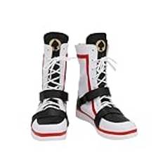Anime Cosplay Shoes For Disney Twisted Deuce Role Play Halloween PU Leather Custom Made Boots