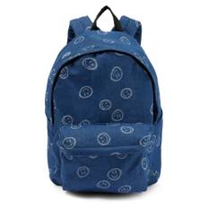 Molo Printed denim backpack - blue