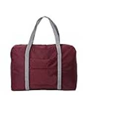 CVBGVBB Laptopväska Foldable Travel Bag Handbags Luggage Bag Large Capacity Traveler Accessories Waterproof Duffle Tote Bag(Red)