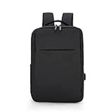 NVNVNMM Ryggsäck herr Anti-theft Backpack Bag 15.6 Inch Laptop Men Male Waterproof Back Pack Backbag Large Capacity School Backpack(Color:Schwarz)