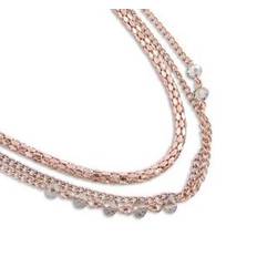 Pearls for Girls halsband rose, längd 75 cm