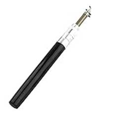 Ultra Short Pocket Pen Mini Teleskopisk fiskespö 1 Meter Stream Spö (Size : Black)