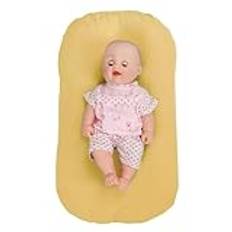 WXJHNYBS Bionic-säng, bärbar babykorg, ren bomull babystol avtagbar tvättbar olika stilar baby podsäng, gul