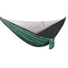 ZXSXDSAX Hängstol Net och Rain Fly Tarp, Portable Parachute Tree Hammock Nylon Swing Sun Shelter(Army Green)