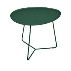 Fermob - Cocotte Low Table, Cedar Green - Småbord och sidobord utomhus - Grön - Metall