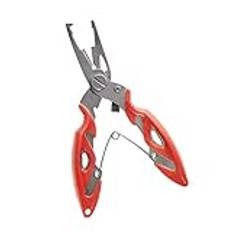 FACAITZQ Multifunktionell Orange Fishing Scissors: Tång med flätad linskärare, krokborttagare och mer!