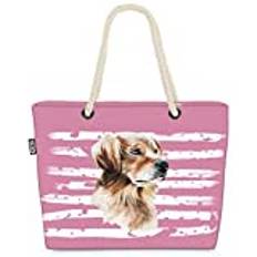 VOID XXL strandväska Golden retriever Shopper väska 58 x 38 x 16 cm 23 L Beach Bag hund