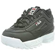 Fila Unisex barn Disruptor Tonåringar Sneaker, Svart, 36 EU