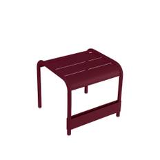 Fermob - Luxembourg Small Low Table/Footrest, Black Cherry - Småbord och sidobord utomhus