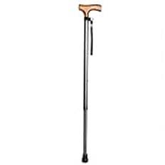 Crutches Telesfolding Crutches Ultra Light Portable Aluminum Alloy for Men and Women,Metallic,99/Black/99 (Black 99)