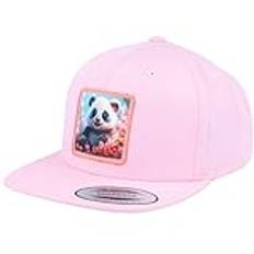 Happy Panda Pink Snapback - Hatstore - Cap - storlek: Toddler - (49-51 CM)