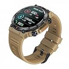 Lovehomily K56PRO Men Smart Watch Fitness Tracker Heart Smartwatch Sports Rate Blodtrycksmätare IP67 Vattentät -kompatibel 5.0 Call (Khaki)