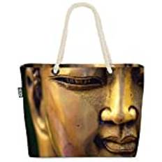 VOID Golden Buddha strandväska Shopper 58 x 38 x 16 cm 23 L XXL shoppingväska väska resväska Beach Bag