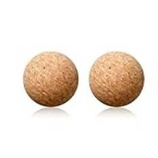 2 st korkbollstoppare, vinkorkar, runda bollar vinkorkar, karaffstoppare, för vinkaraff (6,5 cm)