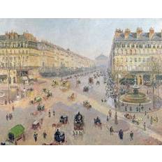 Bildreproduktion The Avenue de L'Opera, Paris, Sunlight, Winter Morning, Camille Pissarro, 40x30 cm