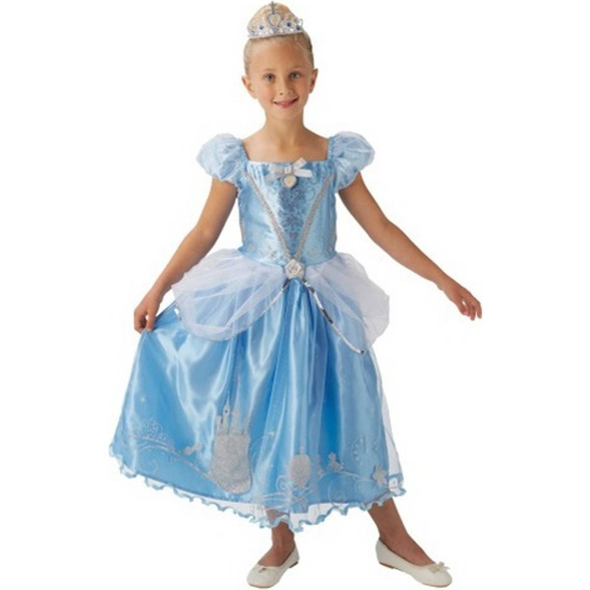 Disney princess askungen klänning Maskerad • Hitta lägsta pris hos ...