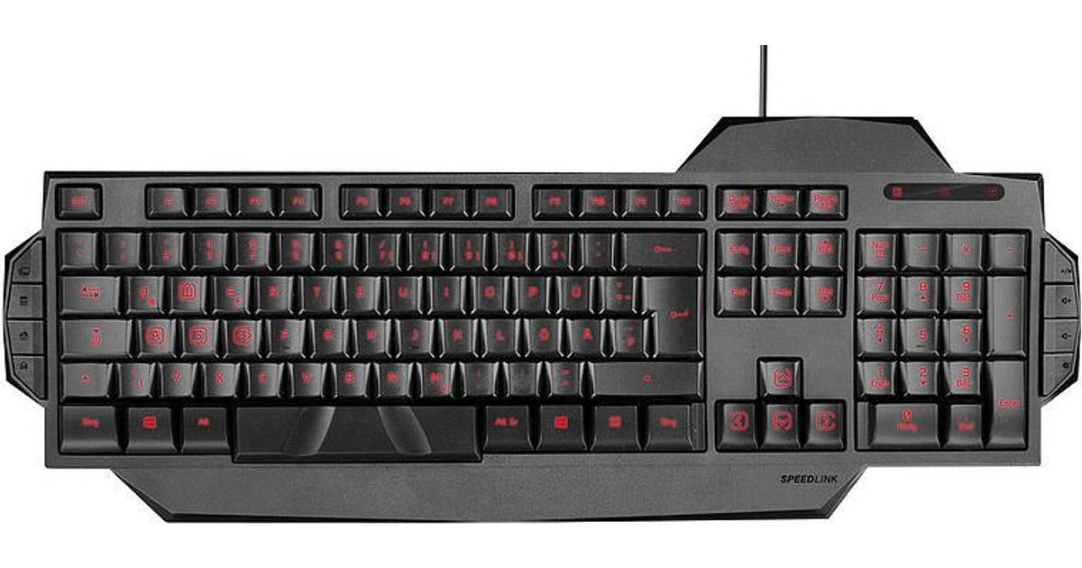 SpeedLink Rapax Gaming Keyboard • Se lägsta pris nu