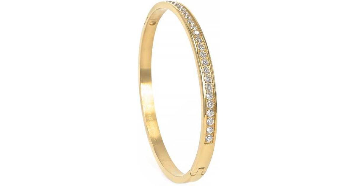 Astrid & Agnes Exellent Bracelet - Gold/Transparent • Pris »