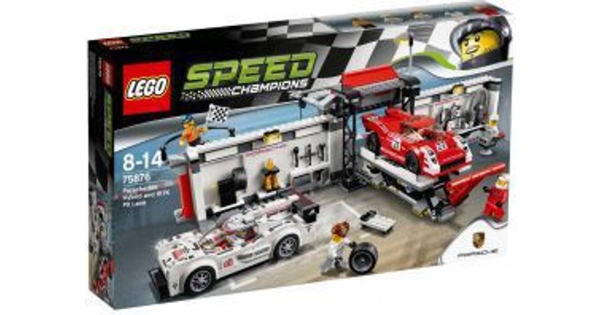 Lego Speed Champions Depå med Porsche 919 Hybrid & Porsche 917K 75876 • Se  priser »
