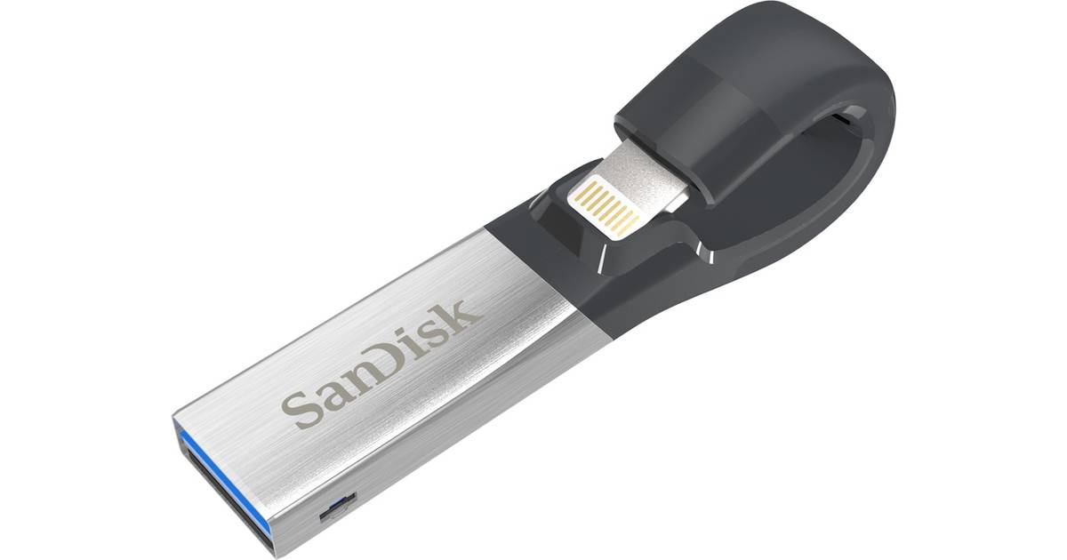 SanDisk iXpand 128GB USB 3.0 • Se pris (7 butiker) hos PriceRunner »
