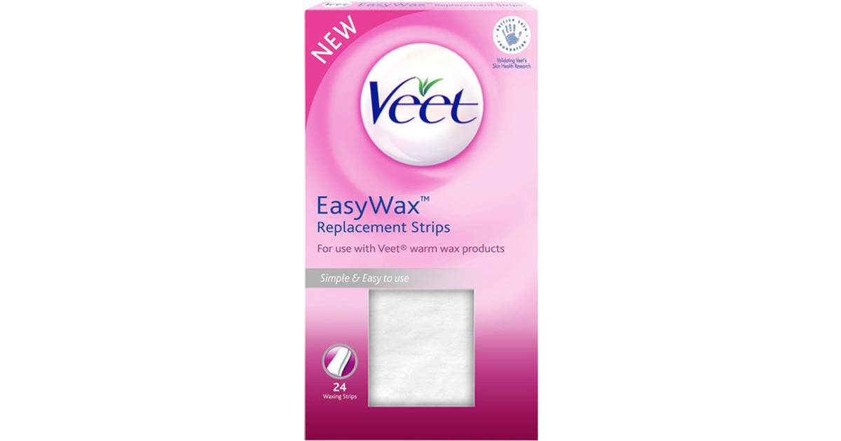 Veet EasyWax Wax Replacement Strips 24-pack • Se priser (2 butiker) »