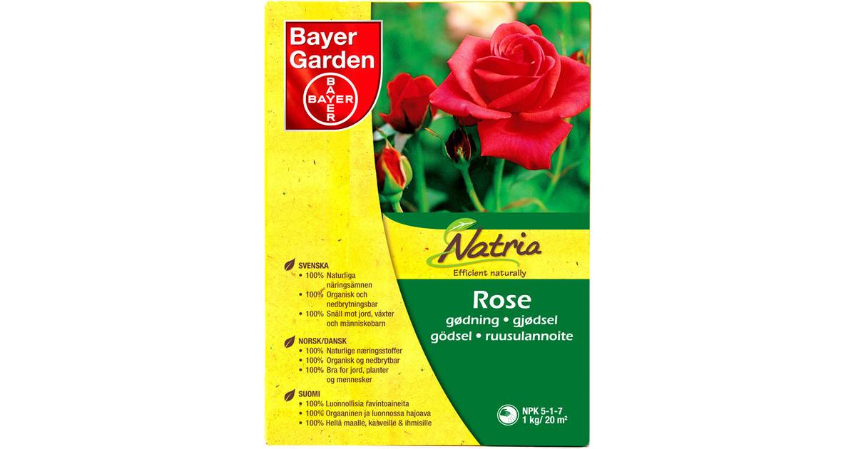 Bayer Natria Rosgödsel 1kg • Se pris (3 butiker) hos PriceRunner »