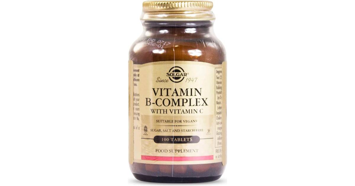 Solgar Vitamin B Complex With Vitamin C 100 St