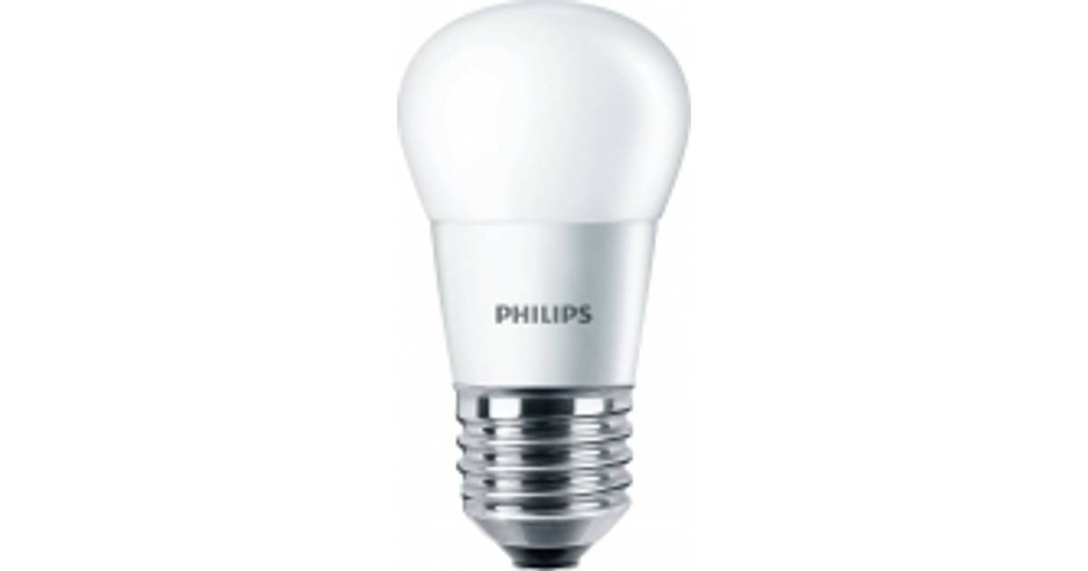 Philips LED Luster 2700K LED Lamp 4W E27 • Se pris