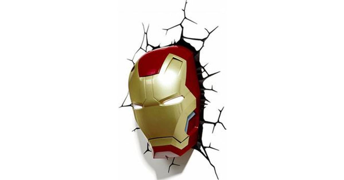 Philips Marvel Comics 3D Iron Man Mask Vägglampa