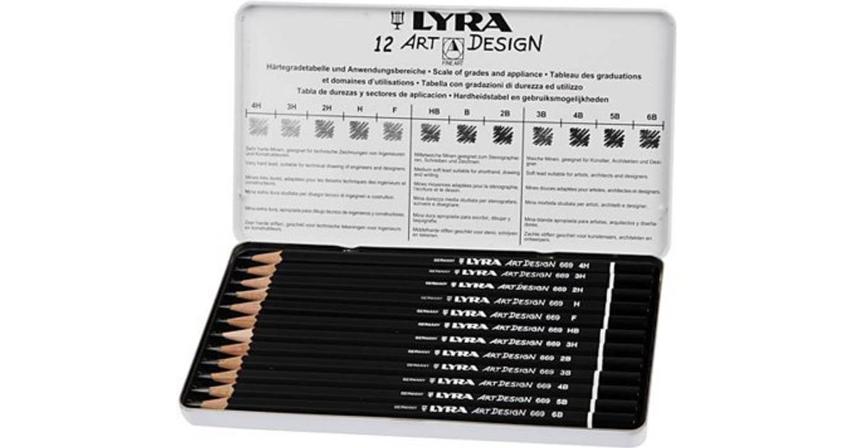 LYRA Art Design Graphite Pencils 12-pack • Se priser (10 butiker) »
