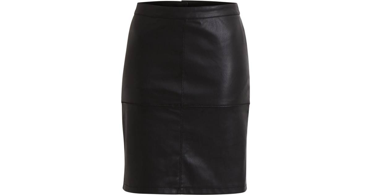 Vila Vipen Skirt - Black/Black (9 butiker) • Se priser »