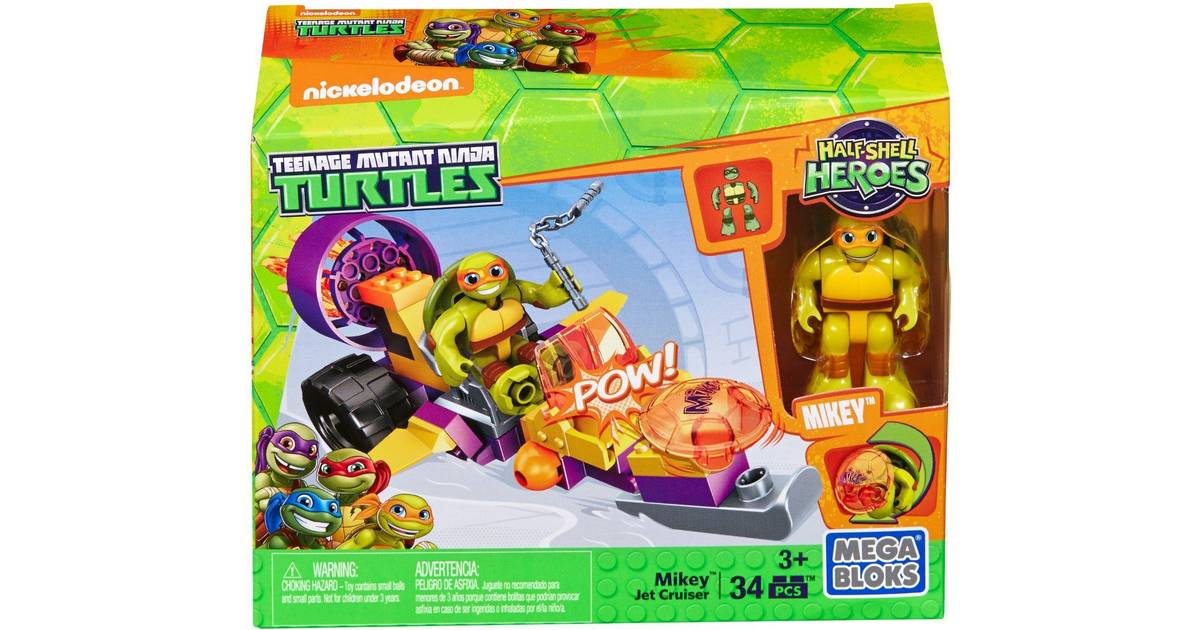 Mega Bloks Teenage Mutant Ninja Turtles Half Shell Heroes Mikey ...