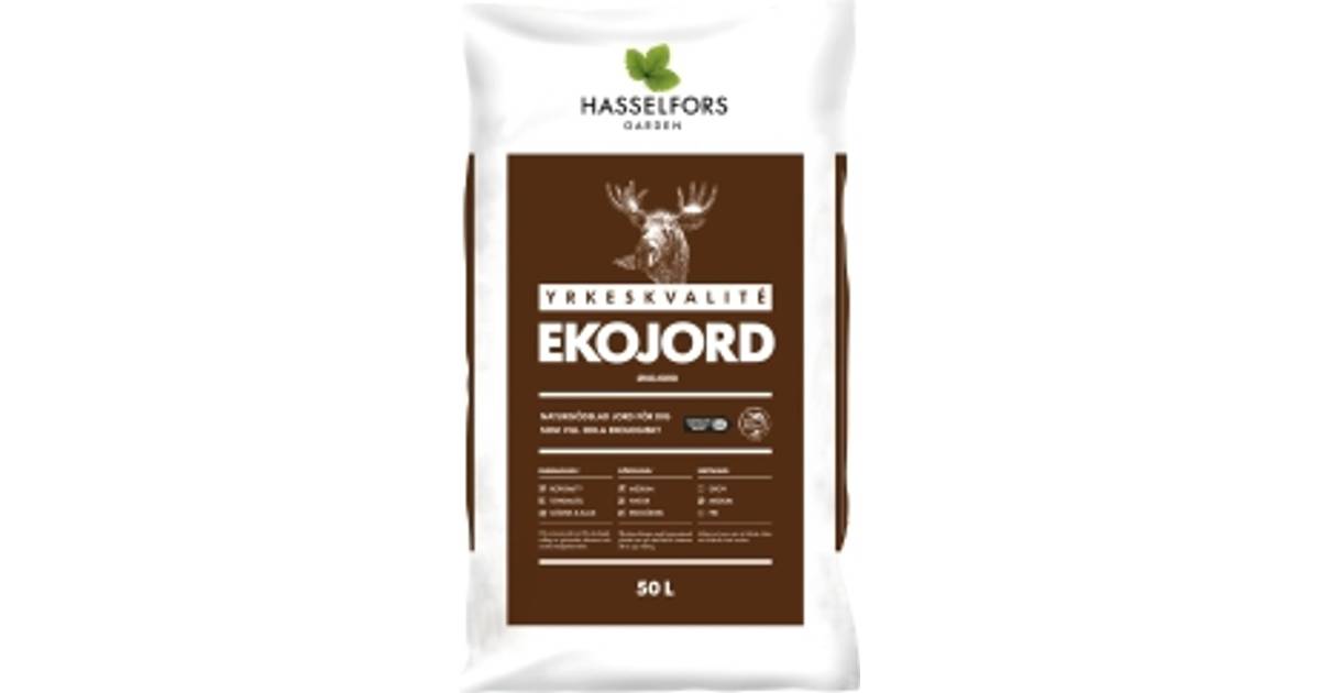 Hasselfors Garden Eko-Jord 50L • Se pris (3 butiker) hos ...