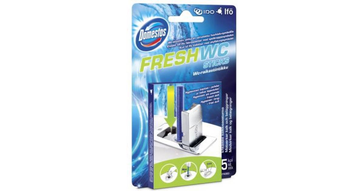 Domestos Fresh WC sticks 5-pack • Se priser (24 butiker) »