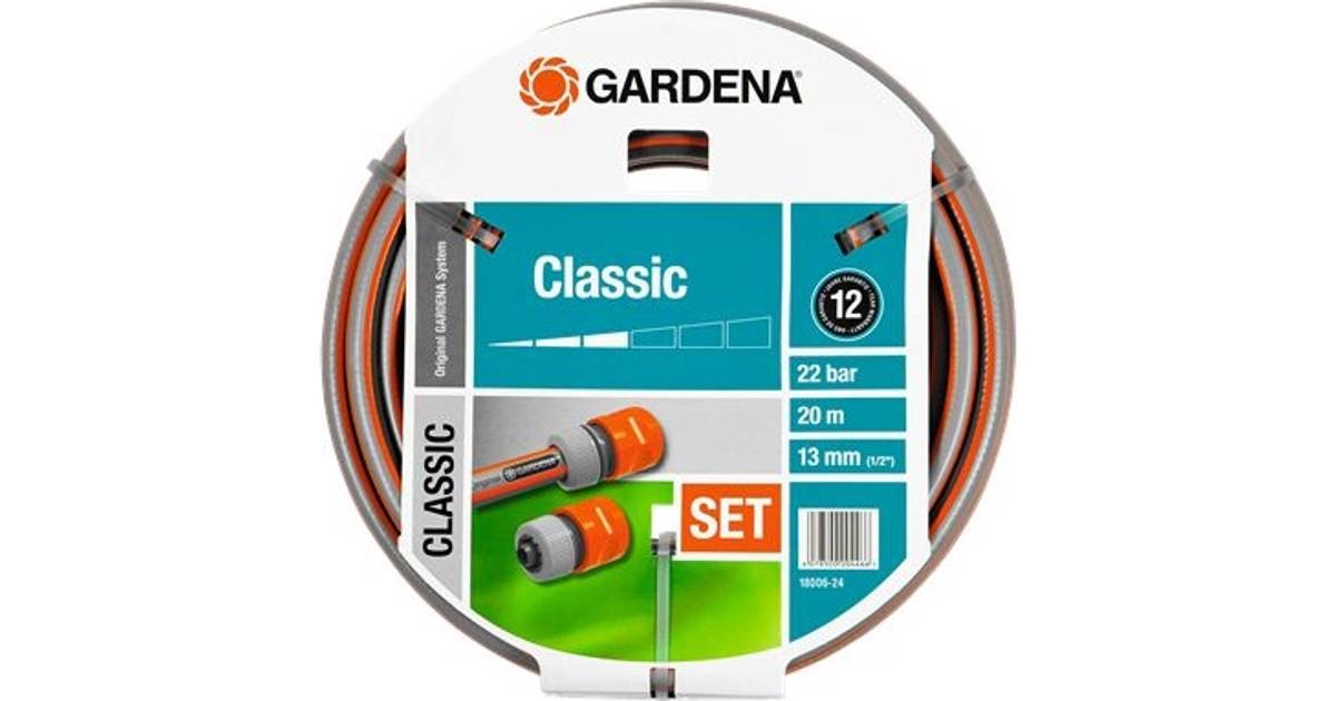 Gardena Classic Hose Set 13mm (1/2") 20m • Se priser (16 butiker) »