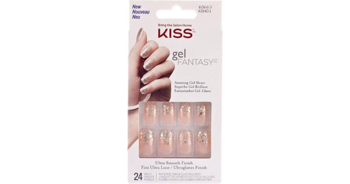 Kiss Gel Fantasy Nails Fanciful 24-pack • Se priser (2 butiker) »
