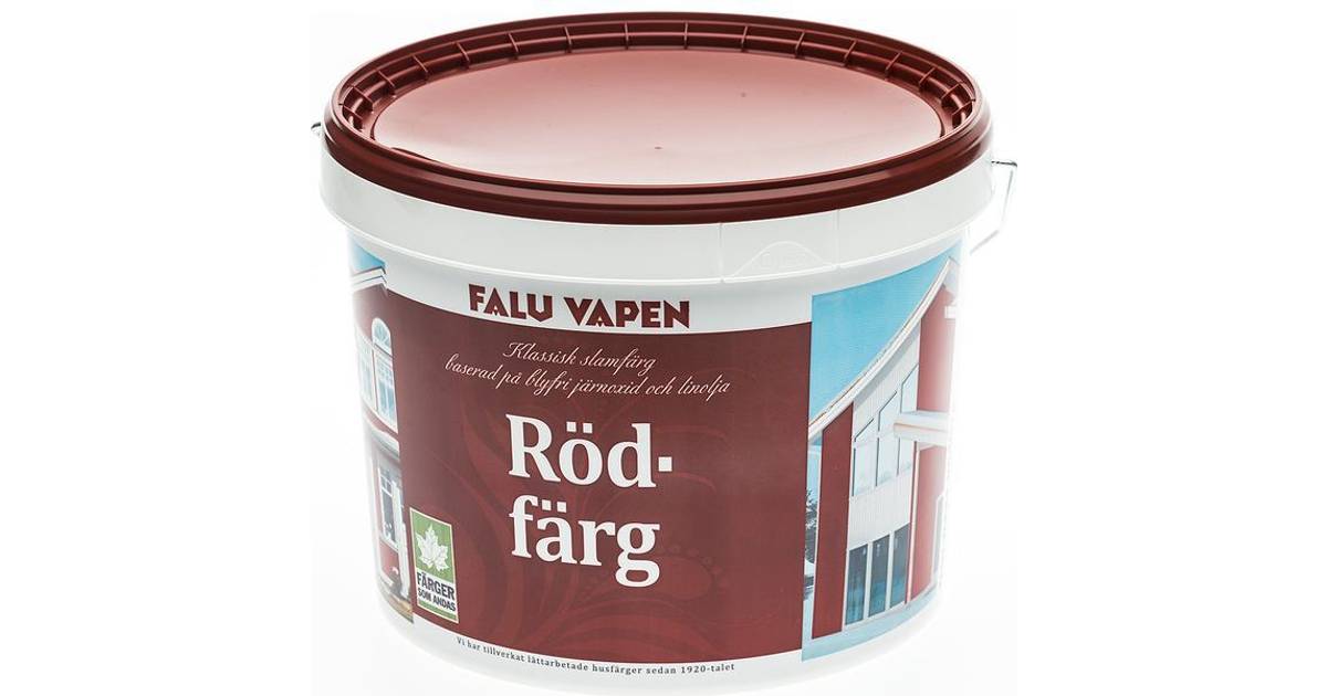 Falu Vapen - Träfärg Röd 10L • Se pris (3 butiker) hos PriceRunner »