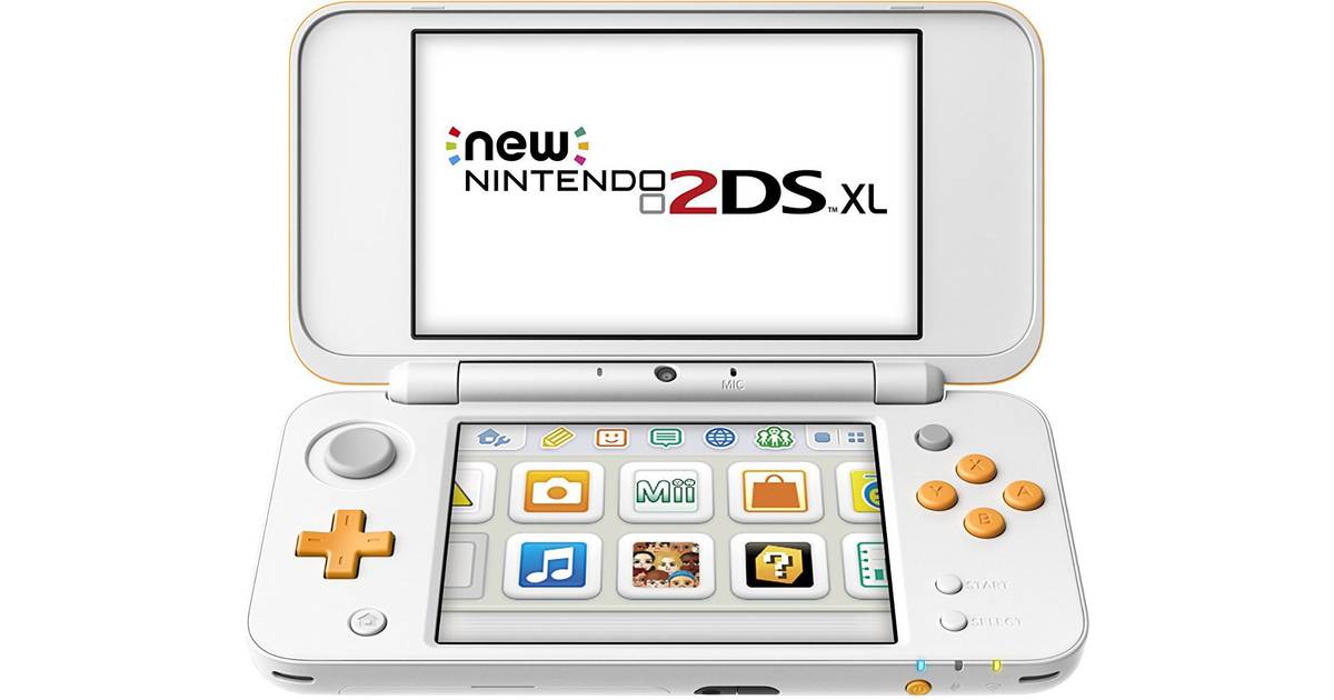 Nintendo New 2DS XL - White/Orange • Se PriceRunner »
