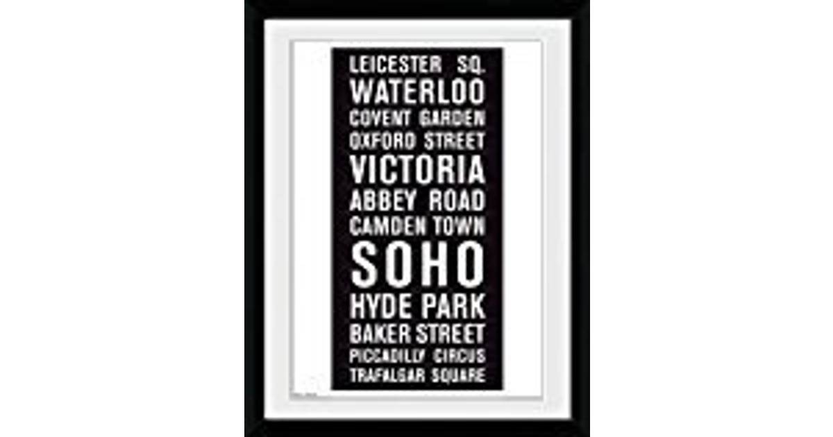 GB Eye London Locations 30x40cm Tavla • Se priser (4 butiker) »